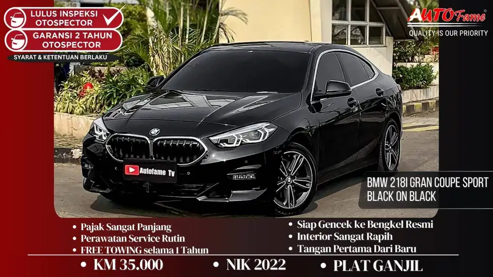 BMW 218i Gran Coupe Sport NIK 2022