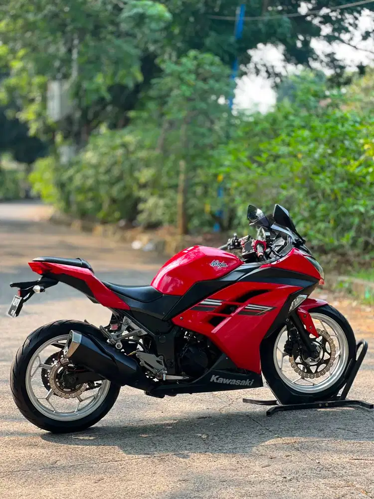 KEREN ABIS! KAWASAKI NINJA 250 FI OLD MERAH 2017 PAJAK ON SIAP GAS