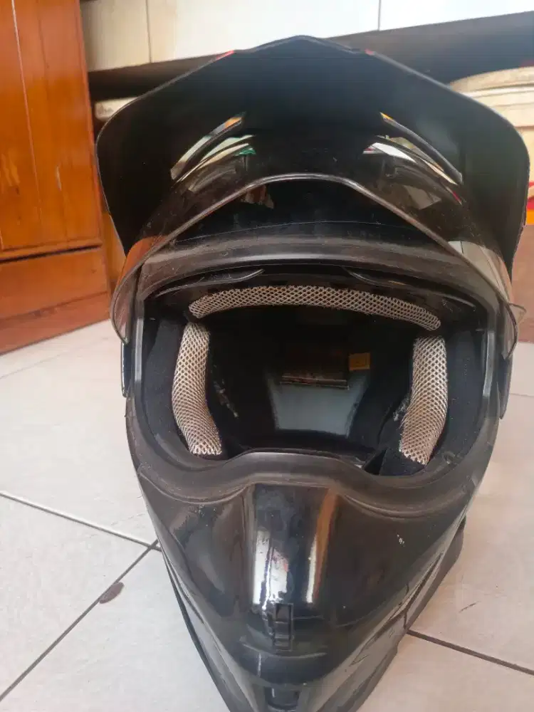 HELM FULL FACE / CROSS BLACK – BEKAS