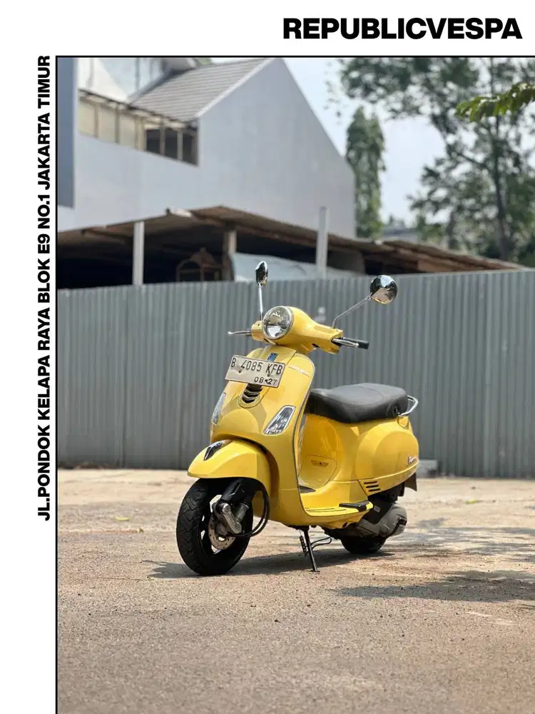 TERMURAH PIAGGIO VESPA LX125 IGET TH 2017 WARNA GIALLO LIME