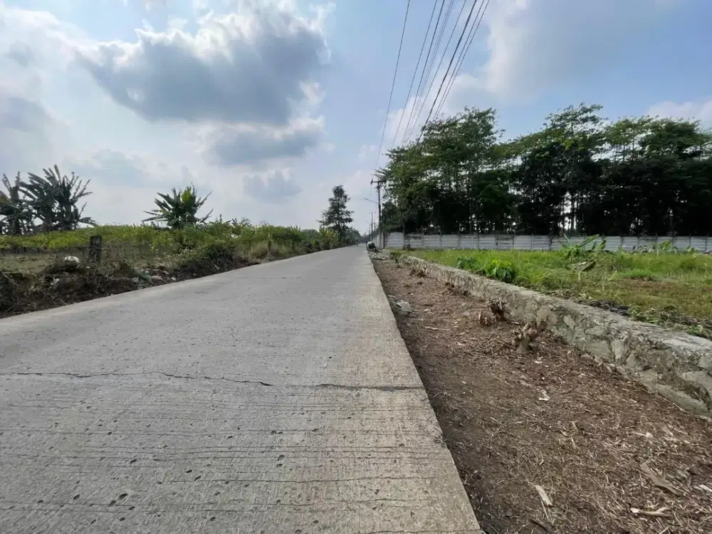 Kavling Pinggir Jalan 1Jtan/m di Cisauk - SHM - Cocok Invest/Hunian - Dekat Stasiun Jatake & Tol Legok