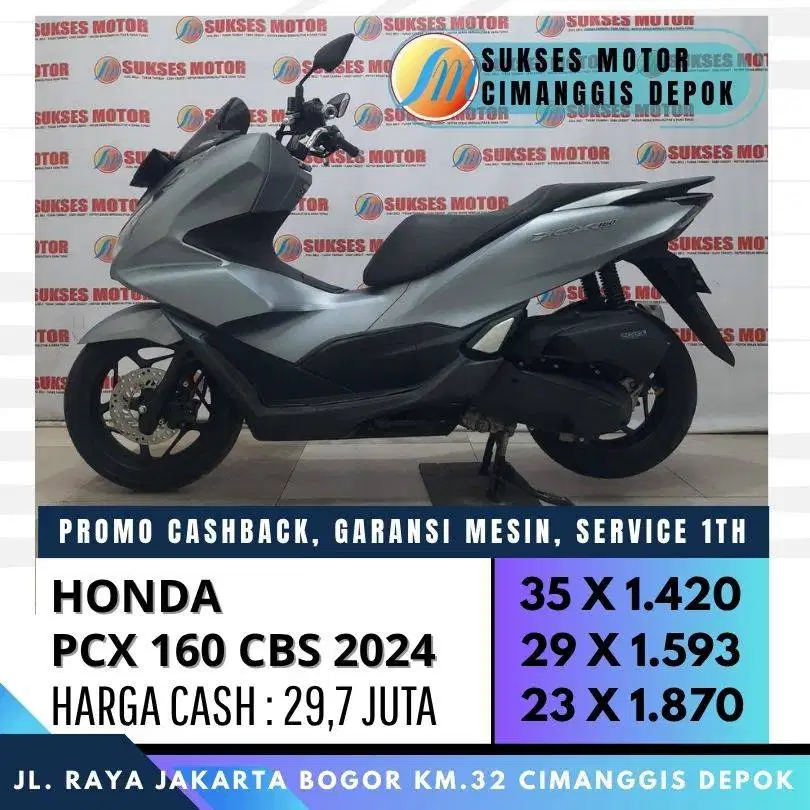 HONDA NEW PCX 160 CBS 2024 CASH KREDIT BANYAK PROMO BULAN KEMERDEKAAN