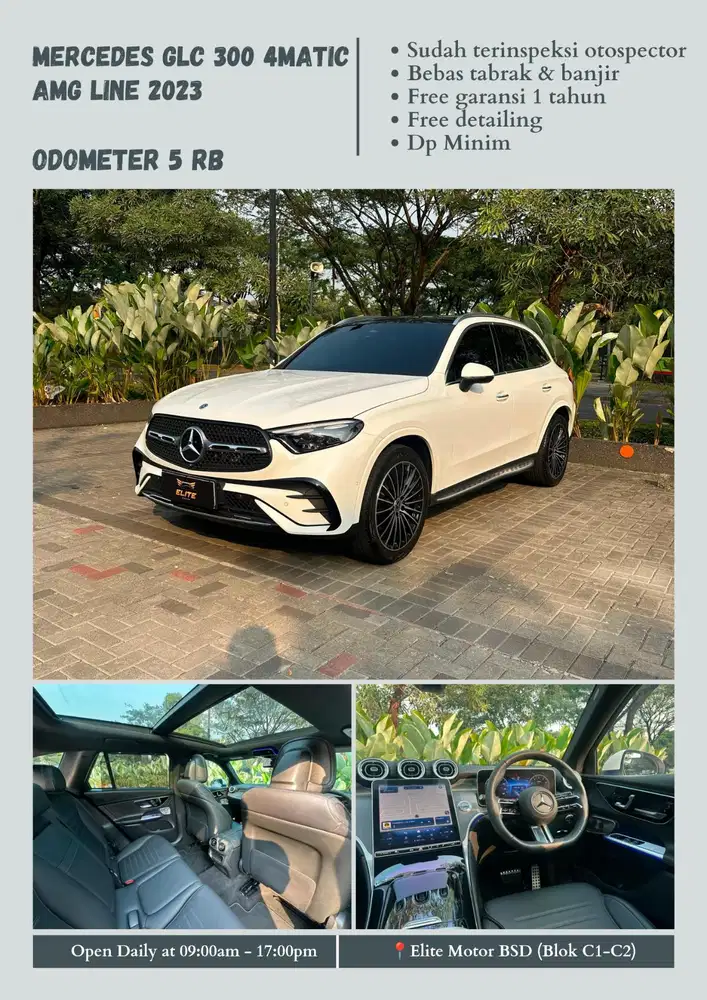 [ODO 5rb] Mercedes GLC 300 4MATIC AMG Line 2023