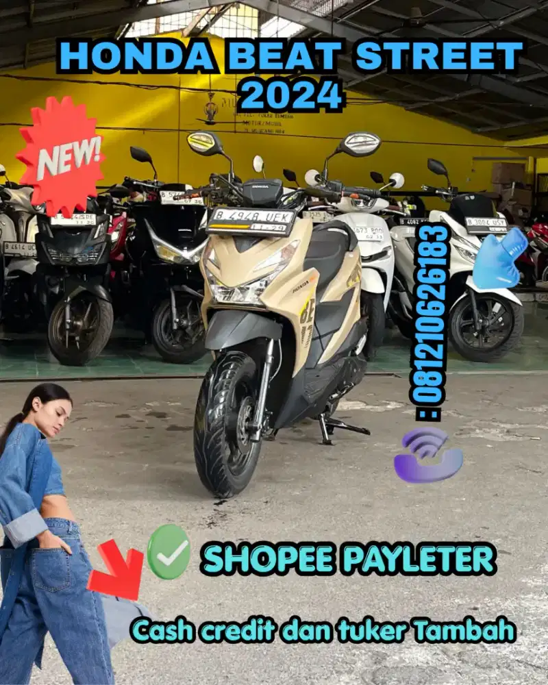 HONDA BEAT STREET 2024 CASH CREDIT