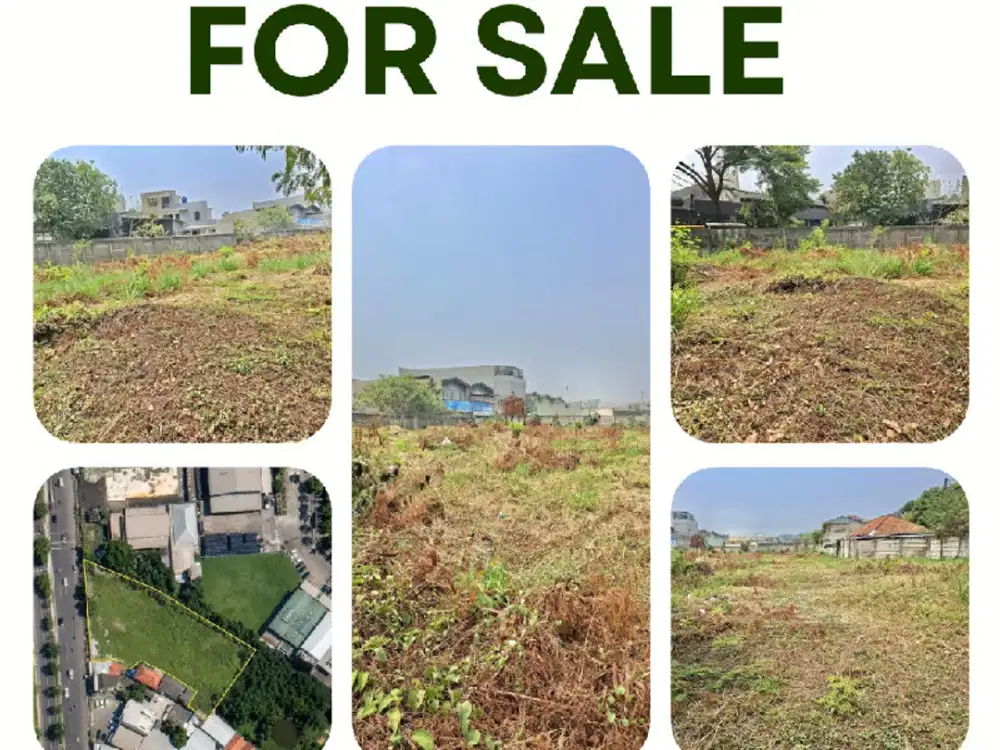 DIJUAL TANAH KOMERSIL PREMIUM STRATEGIS DI GADING SERPONG