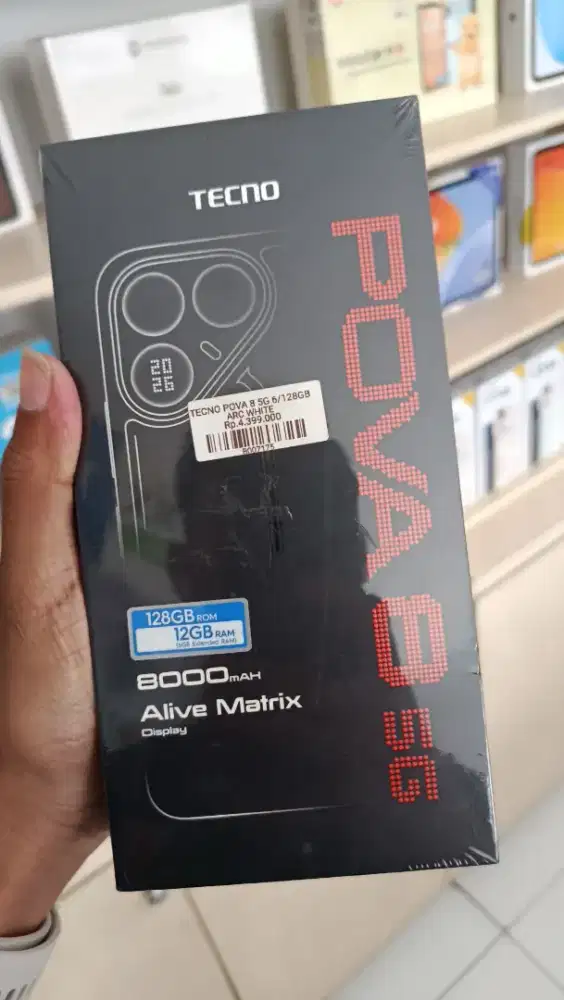 TECNO POVA 8 5G 6/128GB — ARC WHITE