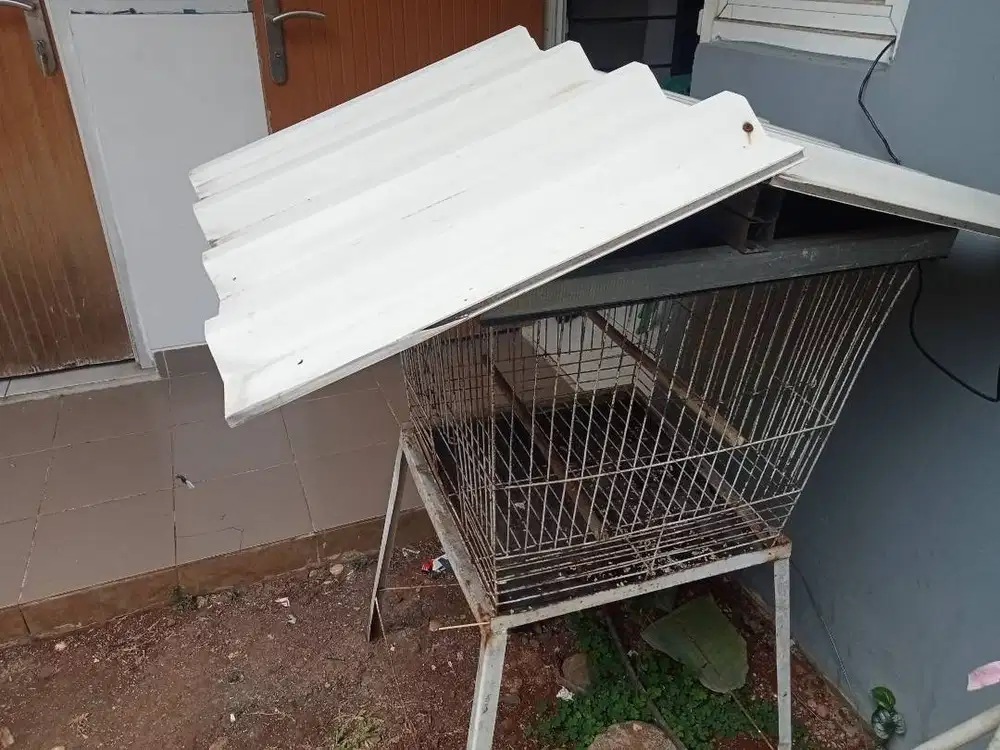 Sangkar besi kotak untuk jalak dan burung besar