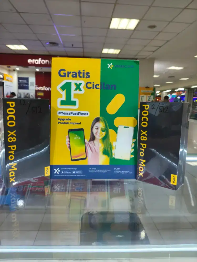 Cicilan hp Poco x8 pro max cuma pakai ktp aja