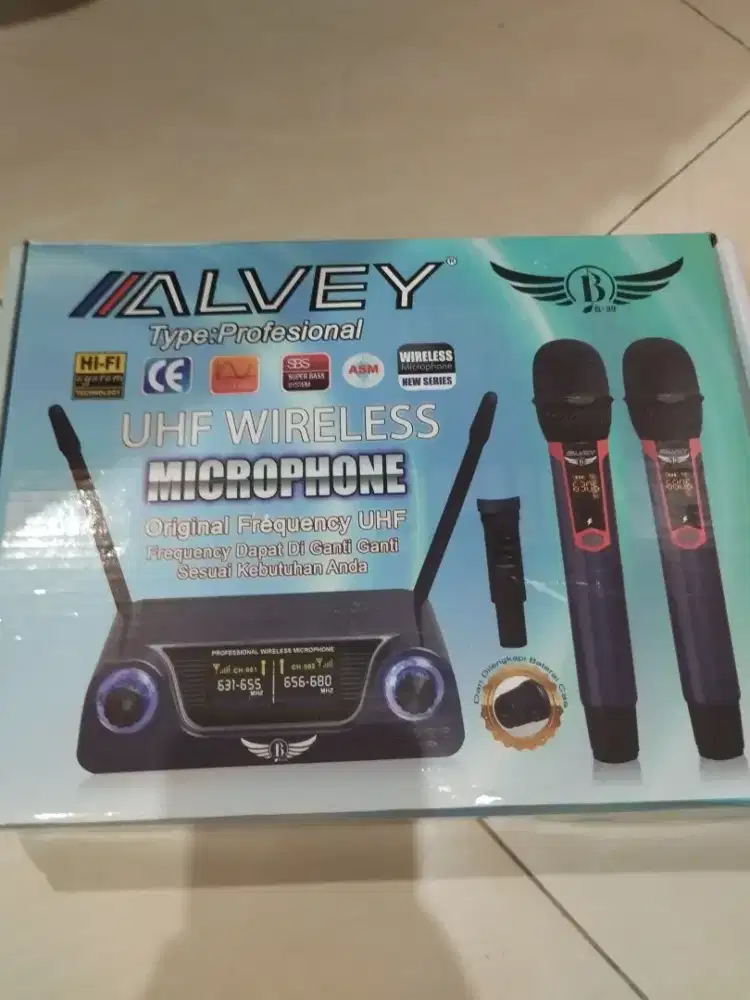 Dijual Mic Wireless Alvey