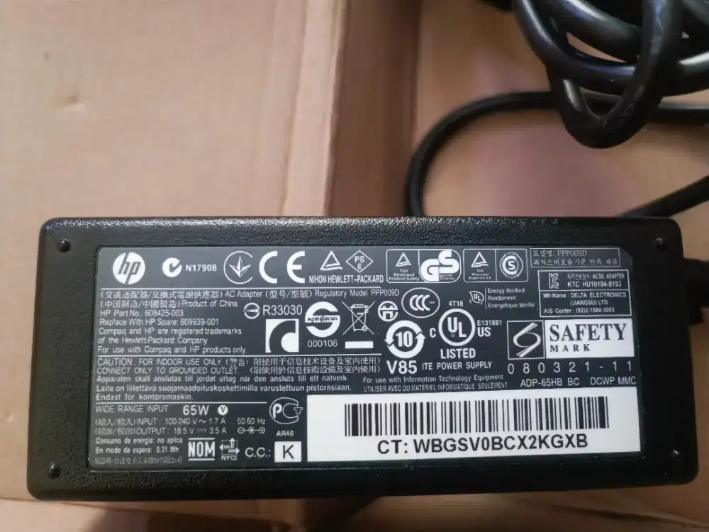 Charger laptop HP 65 Watt