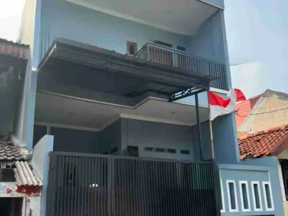 rumah 2 lantai siap huni di pondok kelapa jakarta timur