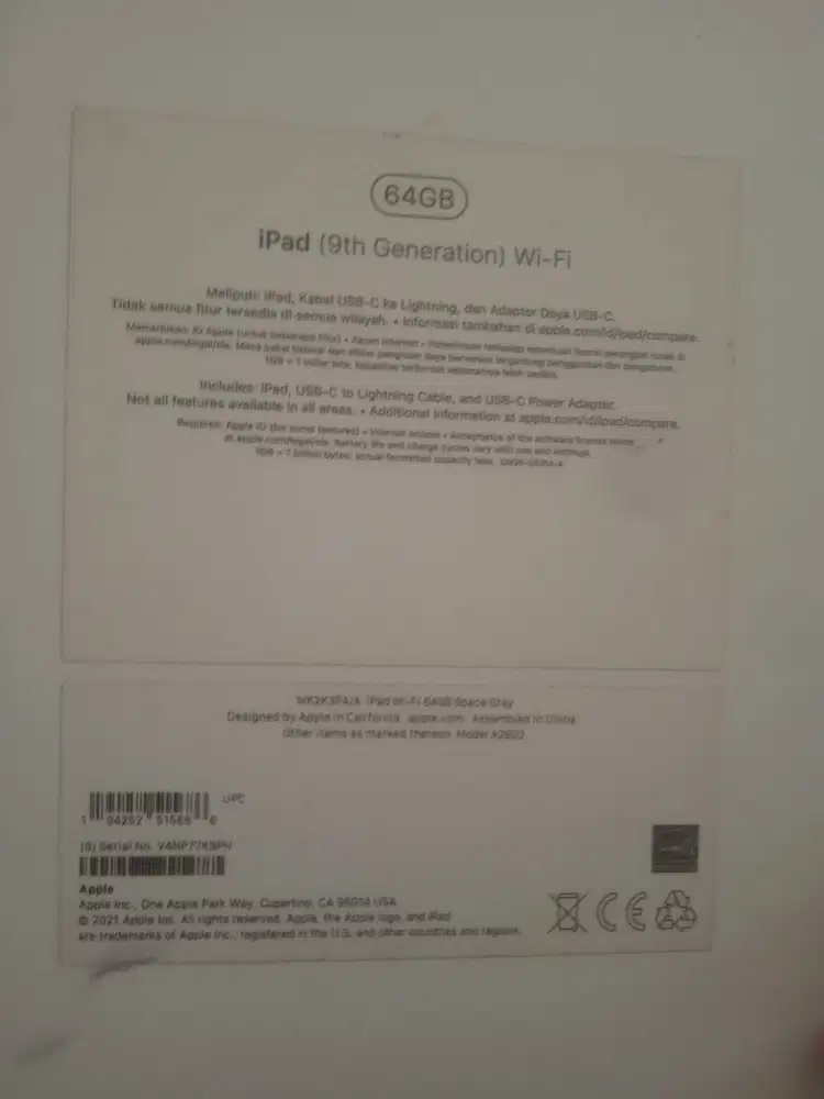 Jual iPad ( 9th Generation ) 64GB