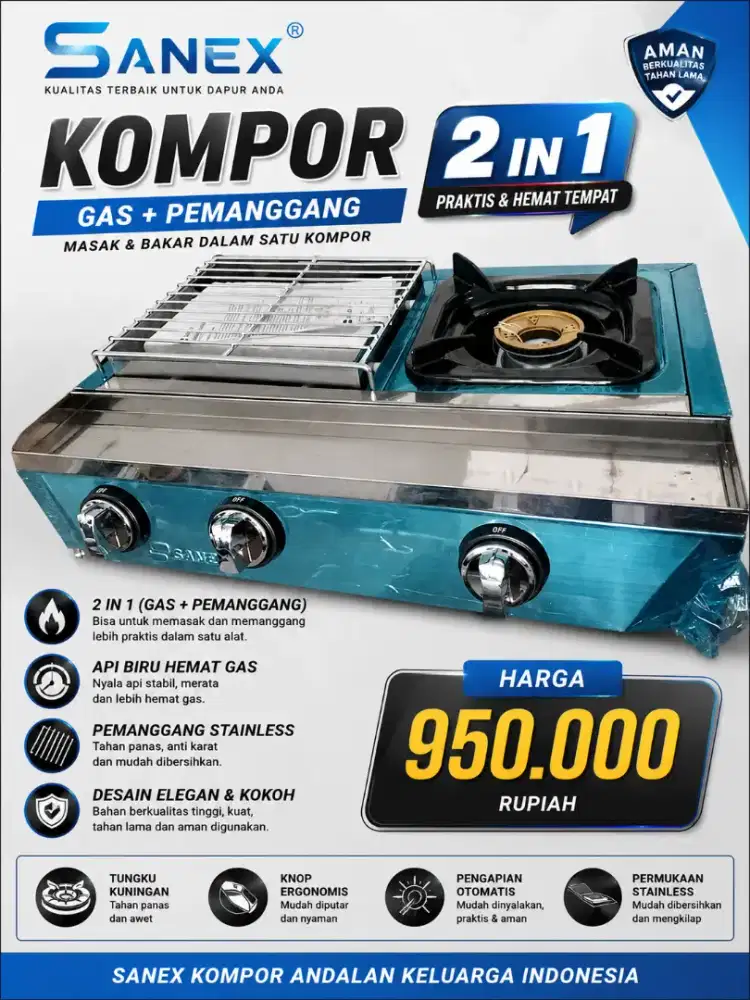 Kompor / kompor 2in1/kompormasak/komporbakaran