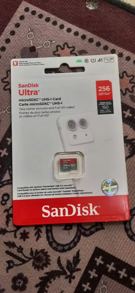 KARTU MEMORI SanDisk Ultra Micro SDXC 256GB UHS-I A1 150MB/s