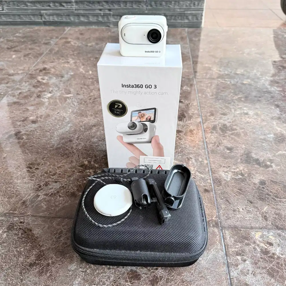 Insta360 GO 3 128GB White - Bekas Like New | Fullset | Kondisi Prima