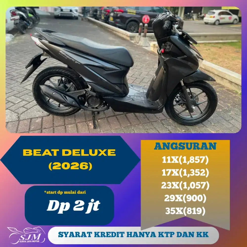 HONDA BEAT DELUXE 2025 MESIN HALUS