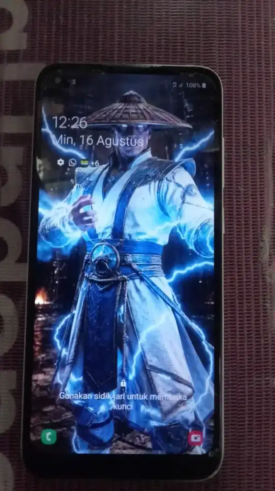 Dijual samsung a11 ram4 mnus tc retak  tp normal