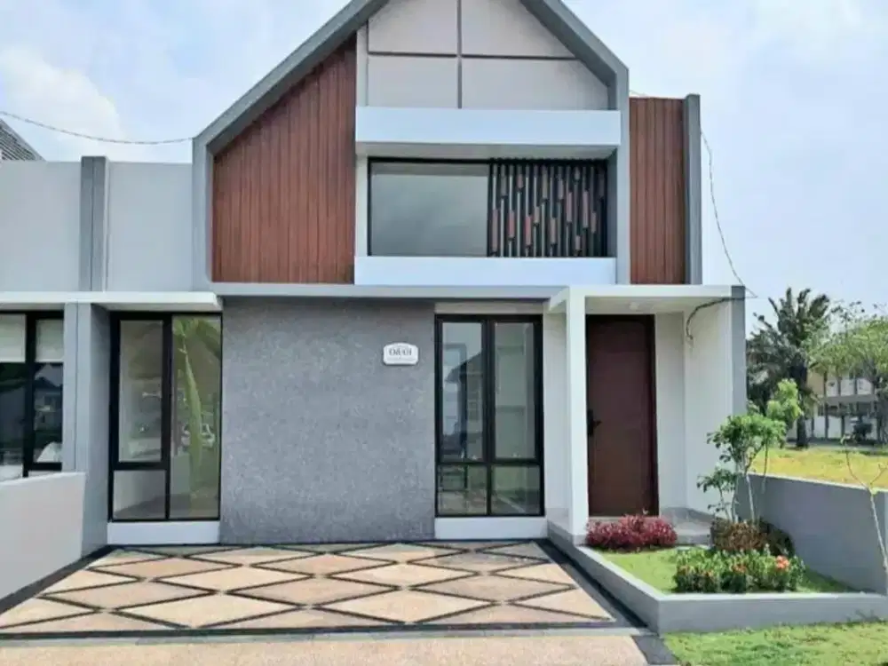 Rumah Dp 0  , fasum kolam renang , dekat bandara juanda
