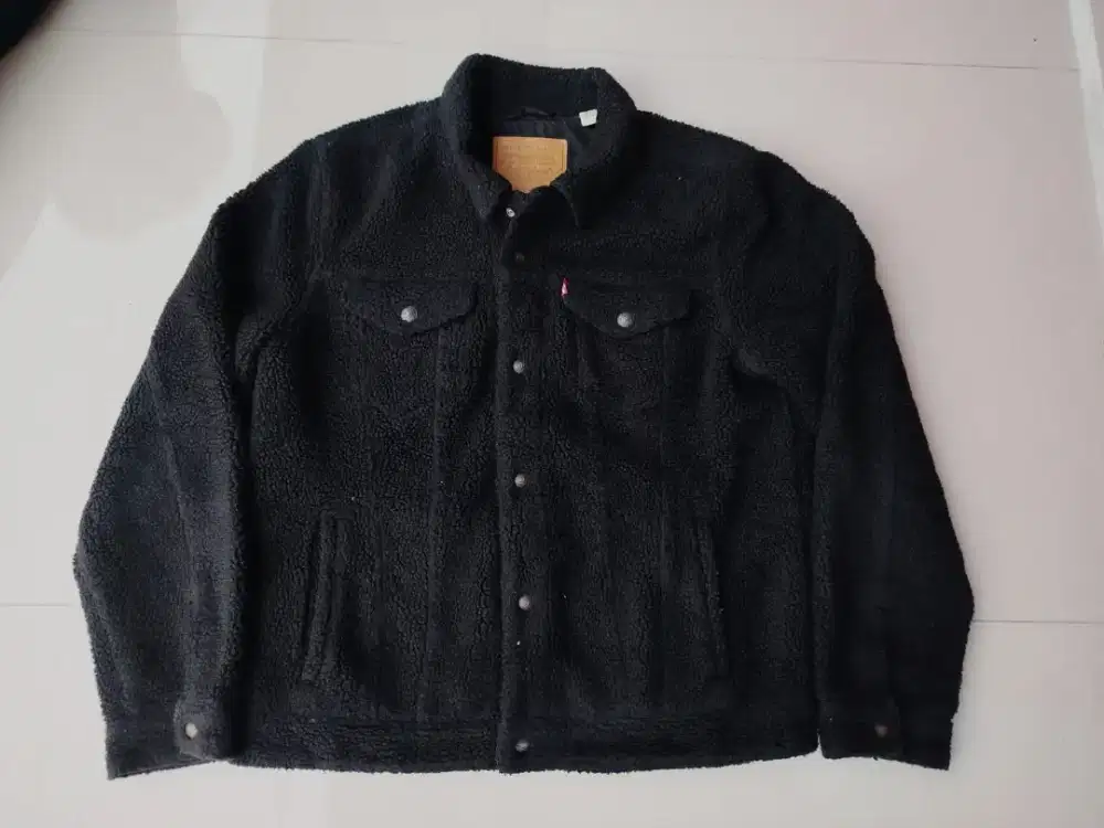 JAKET TRUCKER LEVI'S SHERPA ORI