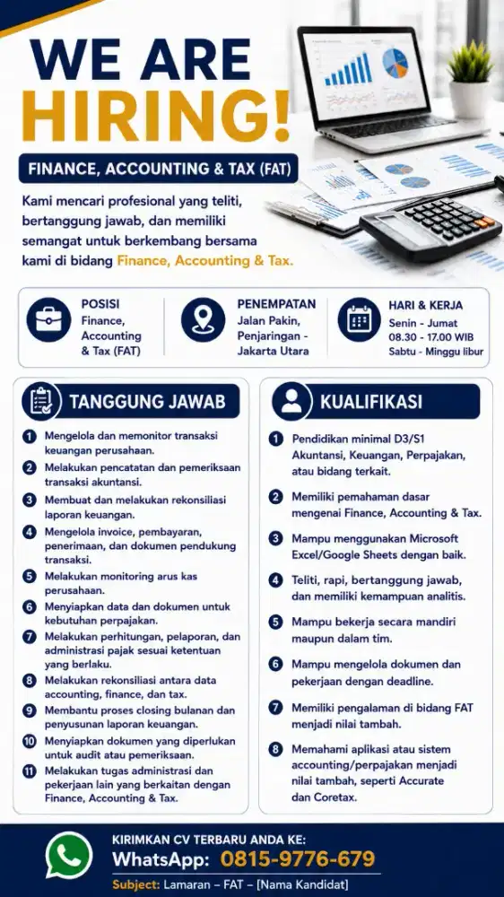 FINANCE, ACCOUNTING & TAX (FAT)