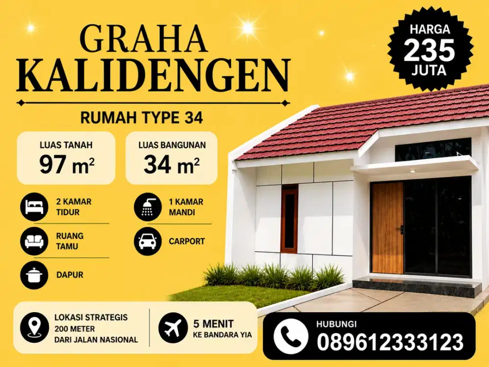 rumah di temon dekat bandara yia
