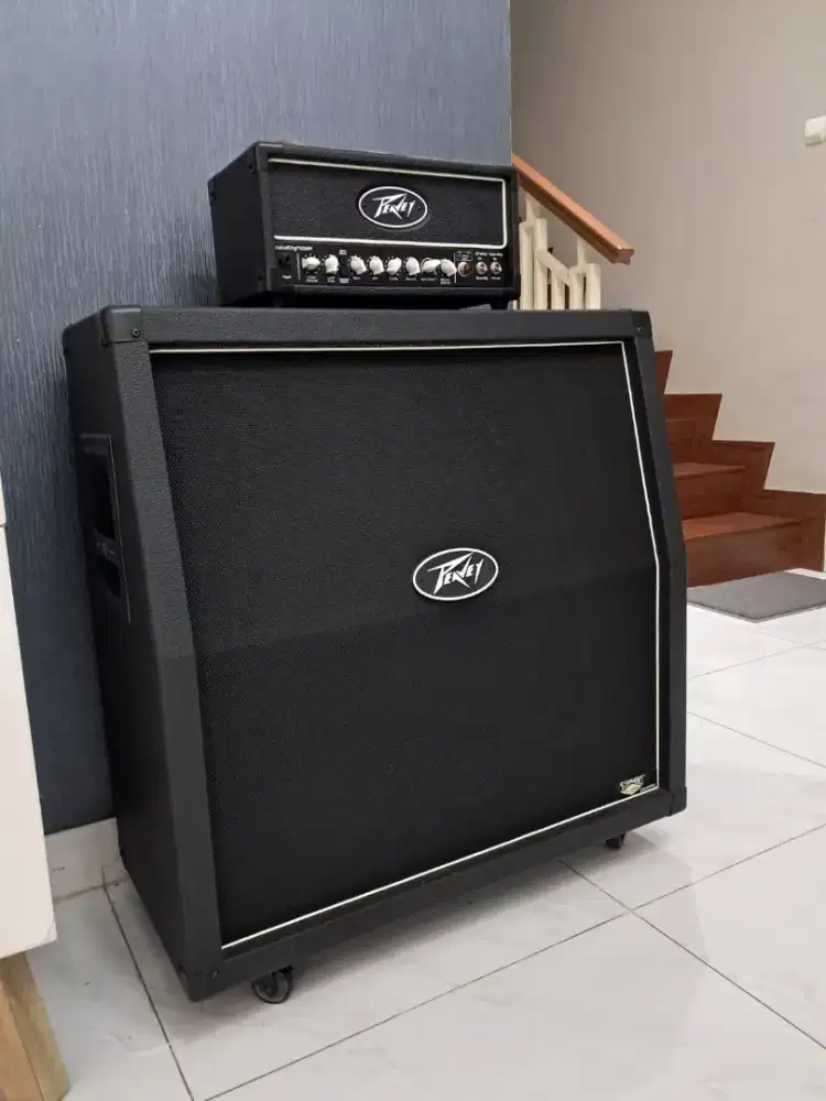 Peavey Head Valveking II MH 20 dan Cabinet 4x12 Made in USA