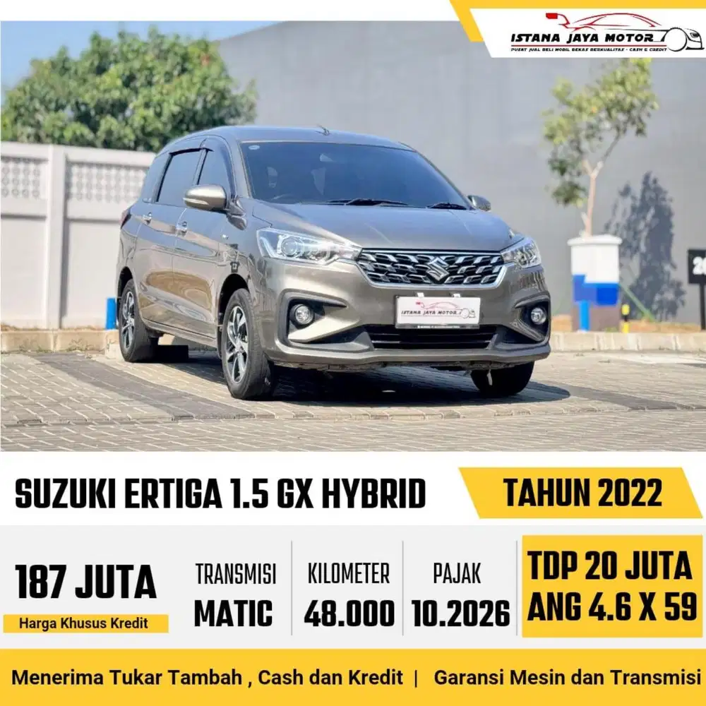 Suzuki Ertiga GX Hybrid AT th 2022 #istana jaya motor