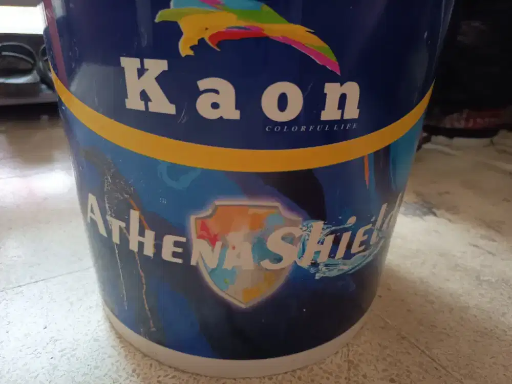 Cat KAON Athena Shield Pail 25Kg Super White Segel Murah
