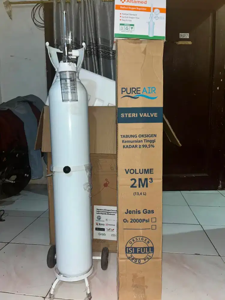 Tabung oksigen ukuran 2m