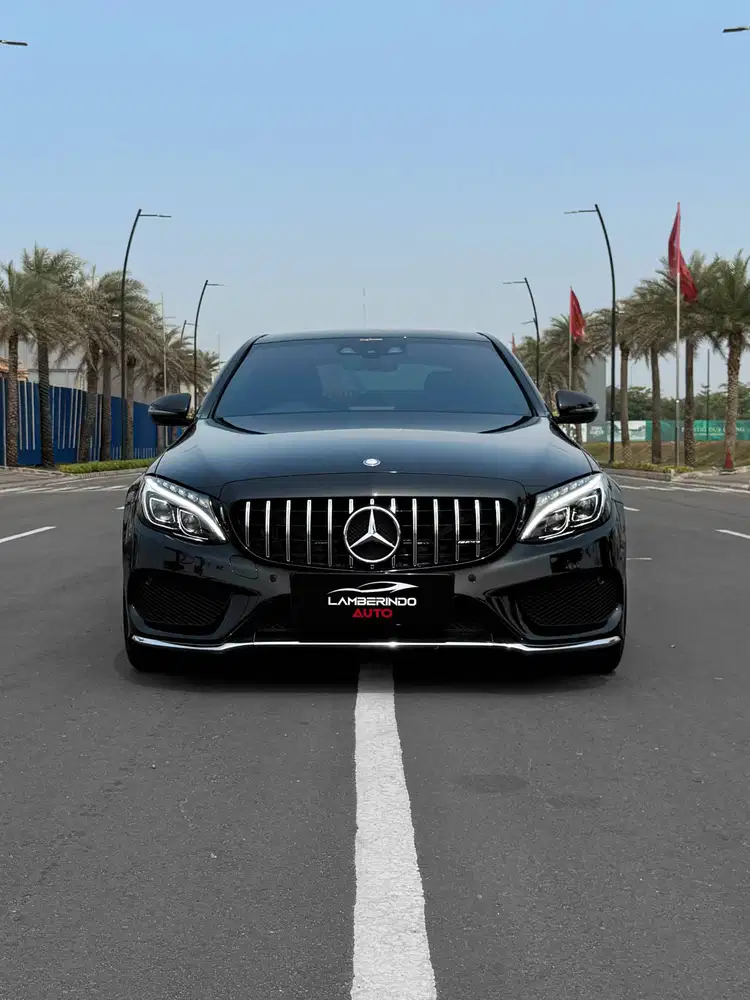 MERCEDES BENZ C250 AMG 2.0 TURBO FULL SPEC 2016 HITAM LOW ODO 2015