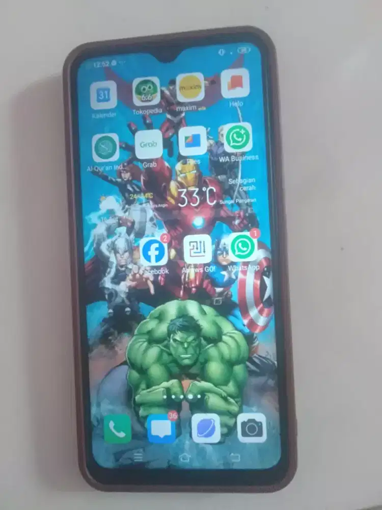 Vivo y19 lengkap baterai 5000mah murah
