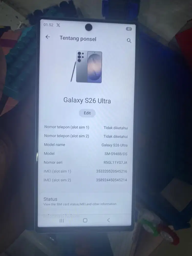 Samsung s26 ultra,hdc,kawe, mulus,nominus