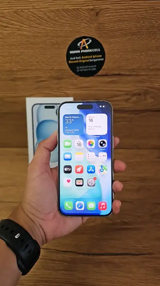 Iphone 15 128gb resmi ibox garansi panjang