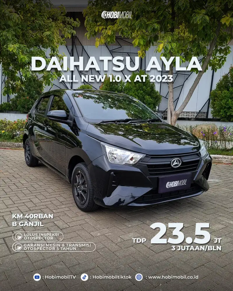 All New Ayla 1.0 X AT Thn 2023