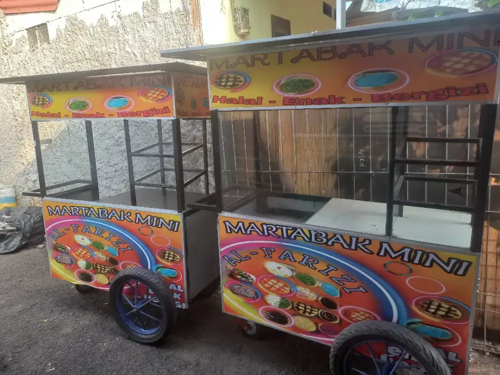 Dijual Gerobak Baru 1 bulan bahan kokoh