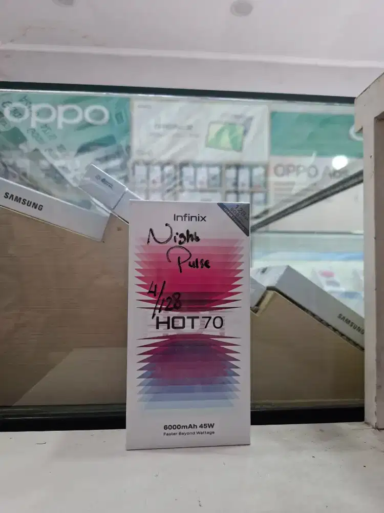 INFINIX HOT 70 4/128 NEW MURAH GARANSI RESMI