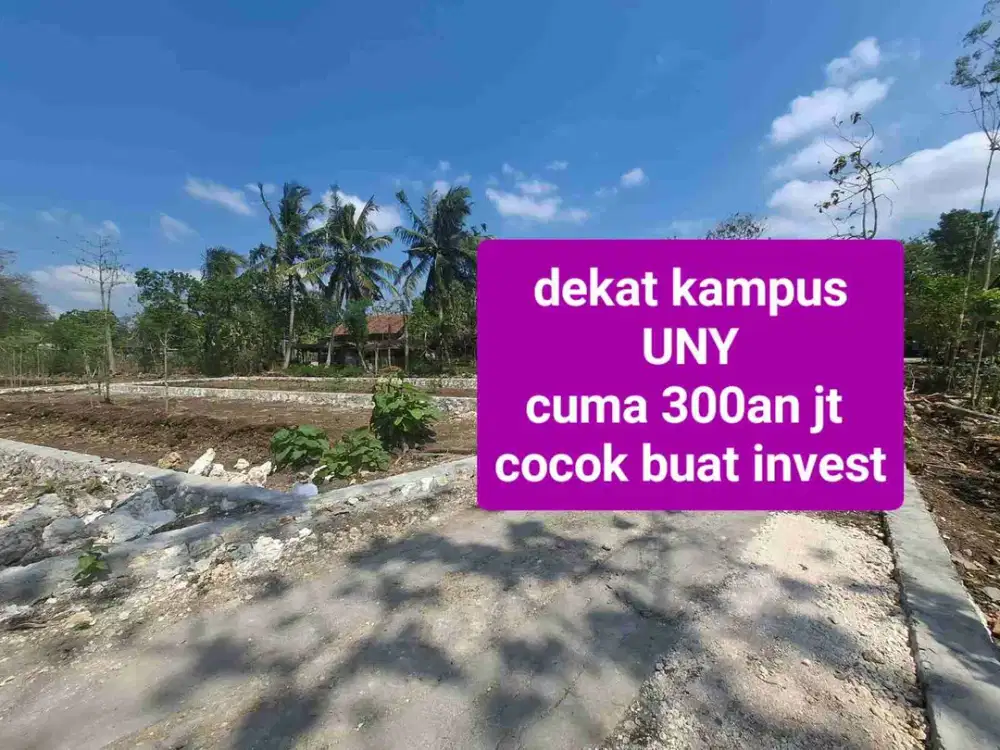 Dekat kampus UNY cocok buat investasi harga terjagkau