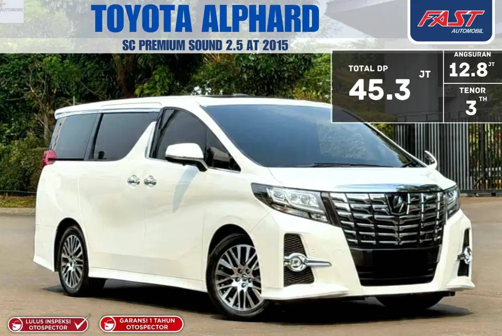 LOW KM.54RB DP 45JT PJG TOYOTA ALPHARD SC PREMIUM SOUND 2015