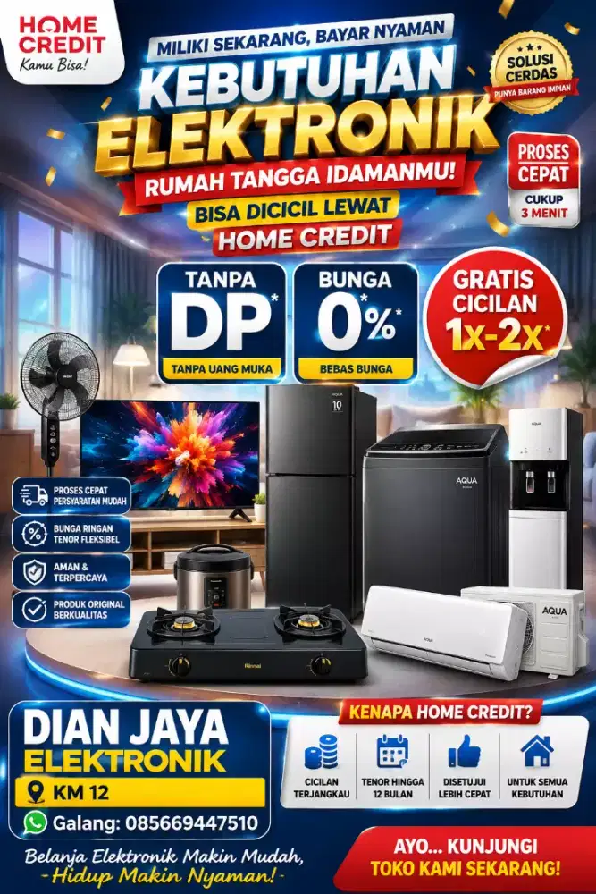 CICILAN KULKAS TANPA DP