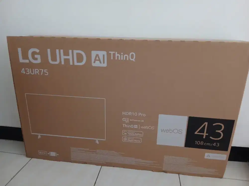 DIJUAL LG UHD SMART TV 43 INCH – BARU, SEGEL BELUM DIBUKA