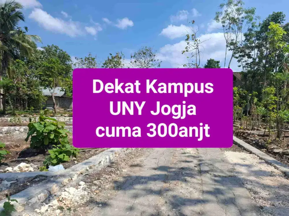 Tonggo kampus UNY GK kavling idaman harga teman
