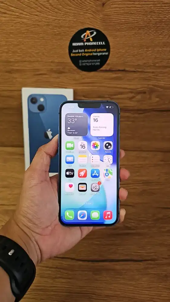 Iphone 13 128gb Resmi ibox mulus lengkap original