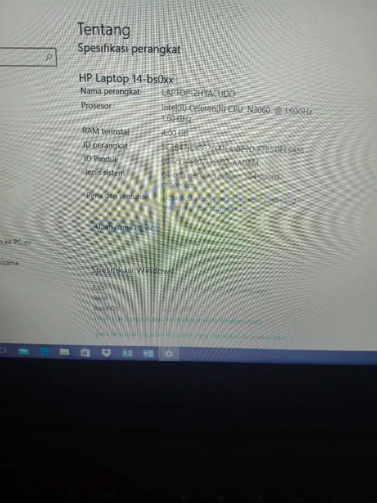Jual laptop HP second