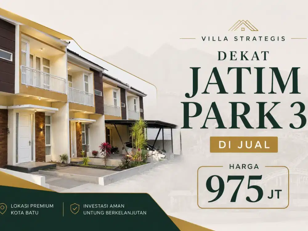 Villa Premium Dekat Jalan Nasional Kota Batu