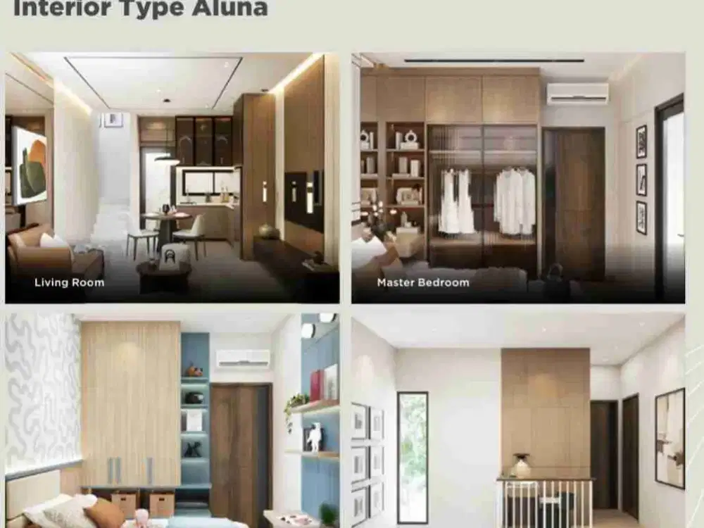 rumah baru 2 lantai cluster cresta di kota mandiri harapan indah 2 bekasi