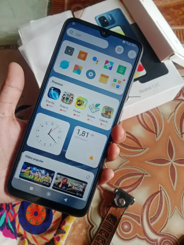 Redmi 12c 4+4/128 bagus