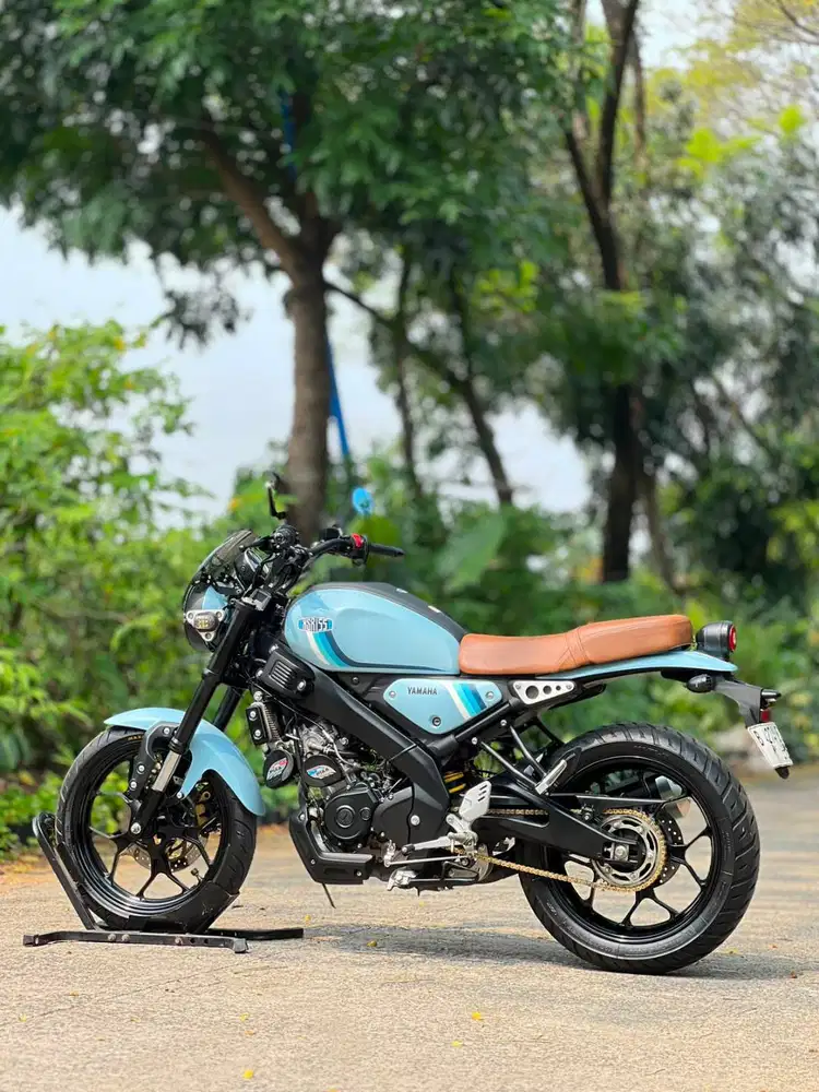 YAMAHA XSR 155 BIRU 2023 KM LOW PAJAK PANJANG FULL ORI
