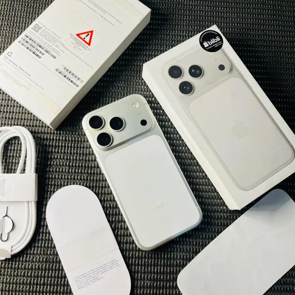 Iphone 17 pro 256 silver ibox garansi 2027