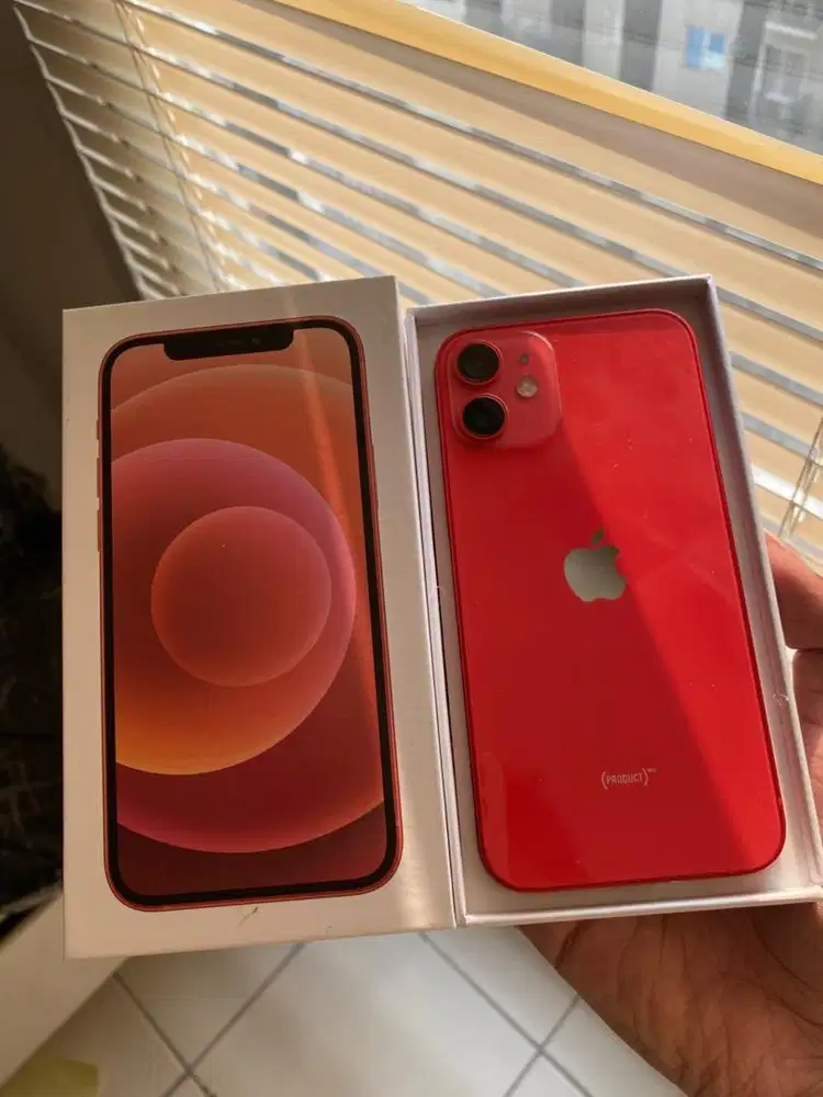 iPhone 12 Mini 128 Red Mulus Siap Pakai