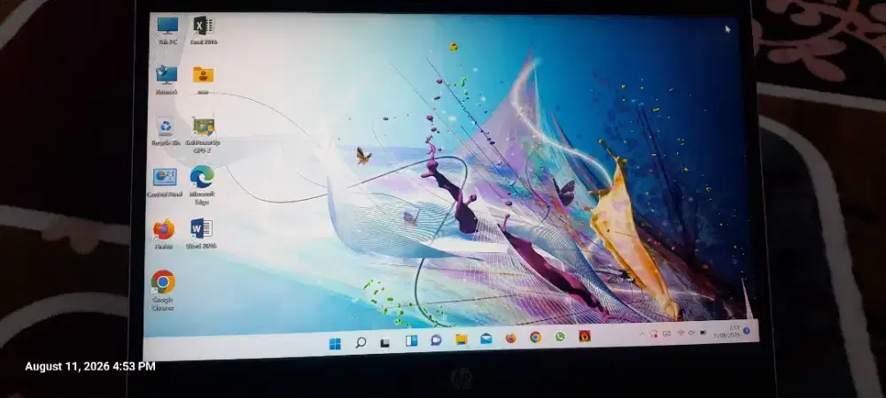 Laptop hp probook i7 gen 8 dual vga